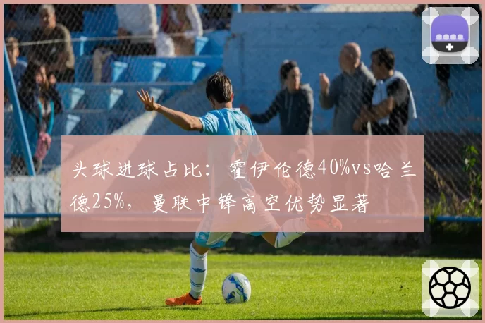 头球进球占比:霍伊伦德40%vs哈兰德25%,曼联中锋高空优势显著